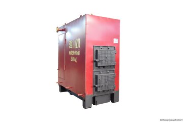 Котел 1.28 МВт дрова уголь