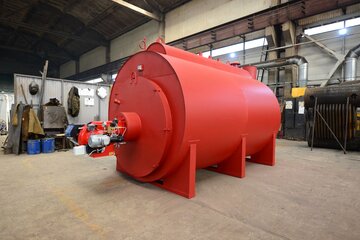 Парогенератор 1500 кг жаротрубный